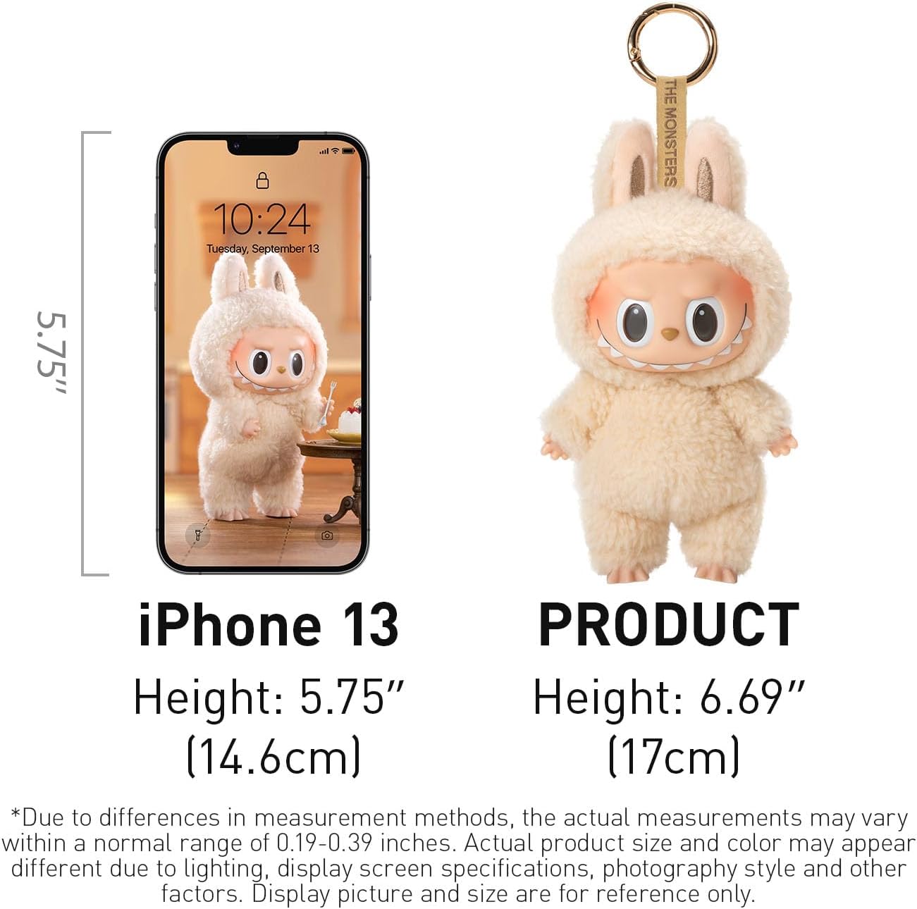 POP MART The Monsters - Exciting Macarons Vinyl Face Blind Box, Random Design Action Figures Collectible Toys Home Decorations, Single Box