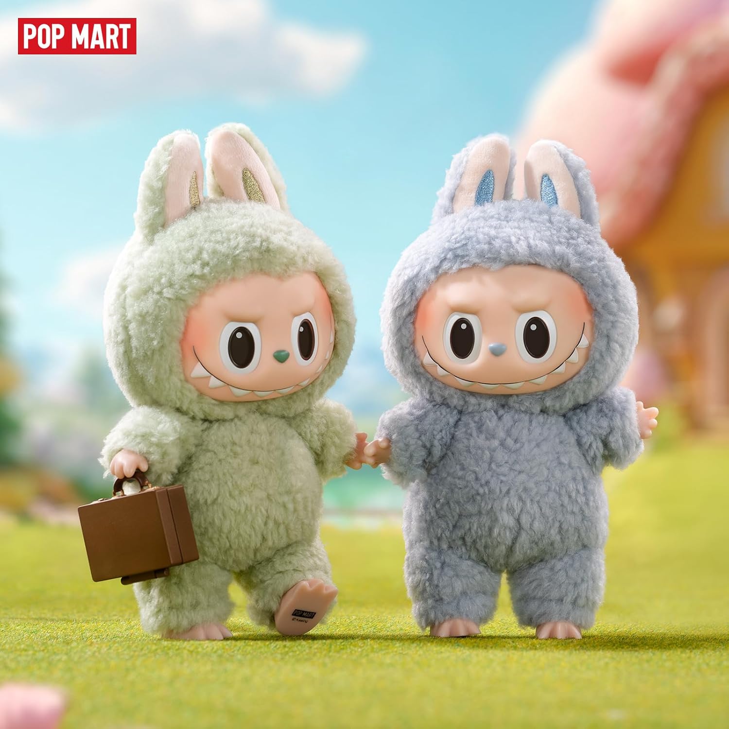 POP MART The Monsters - Exciting Macarons Vinyl Face Blind Box, 6PCs The Monsters Blind Box Figures, Random Design Action Figures Collectible Toys Home Decorations, Whole Set